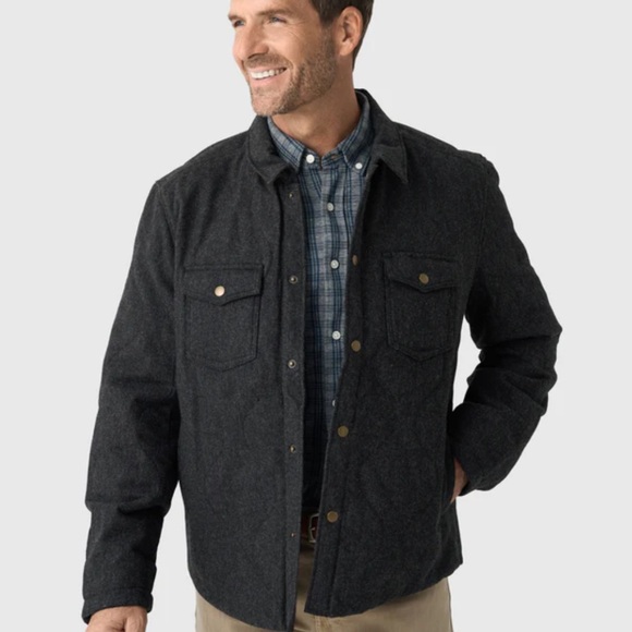 Billy Reid Men’s Saint Bernard Quilted Italian Brass Snap Button Jacket Large - Picture 3 of 10